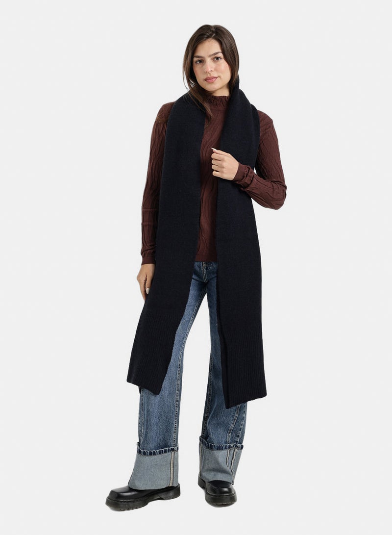 Carina Knitted Rectangular Scarf - Image 1